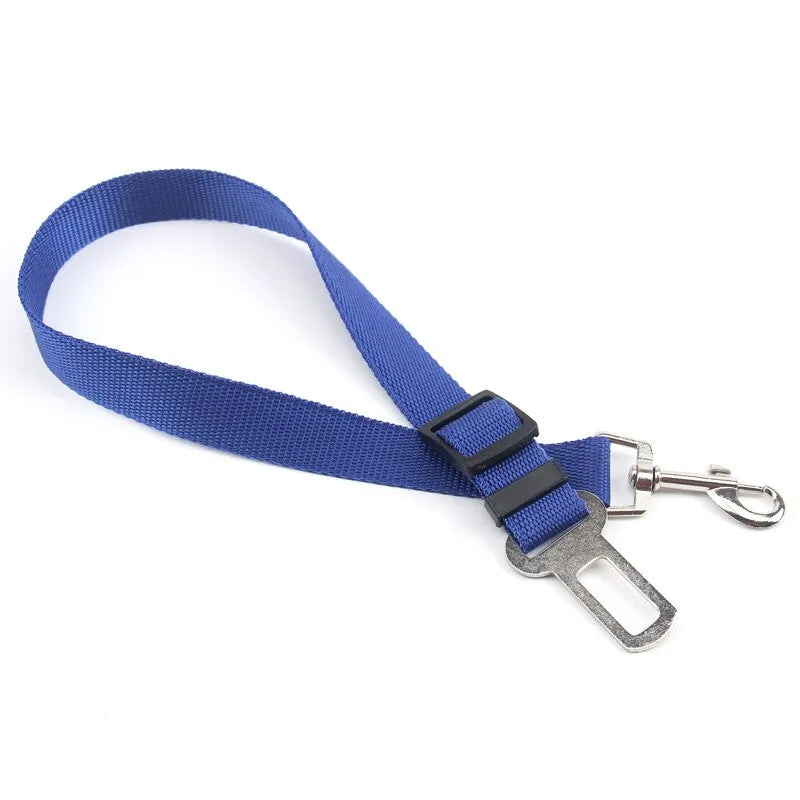 New Dog Car Seat Belt Safety Protector Travel Pets Accessories Dog Leash Collar Breakaway Solid Car Harness Pet Car Seat Belts