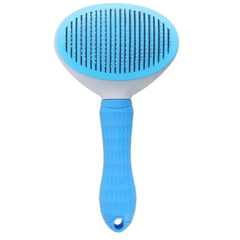 Dog Comb Pet Hair Removal Brush Cats and Dogs Special Comb Beauty Massage Self-cleaning Needle Comb Pet Supplies