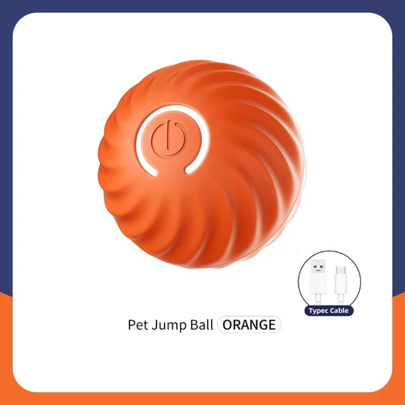 Smart Dog Toys Ball Electronic Interactive Pet Toy Moving Ball USB Automatic Moving Bouncing for Puppy Birthday gift Cat Product