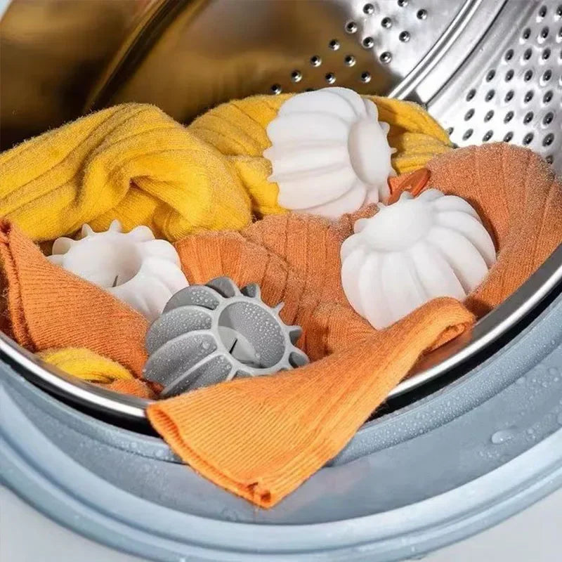 5/10pcsLaundry Ball Reusable Silicone Clothes Hair Cleaning Tools Pet Hair Remover Washing Machine Cat Hair Catcher Laundry Ball