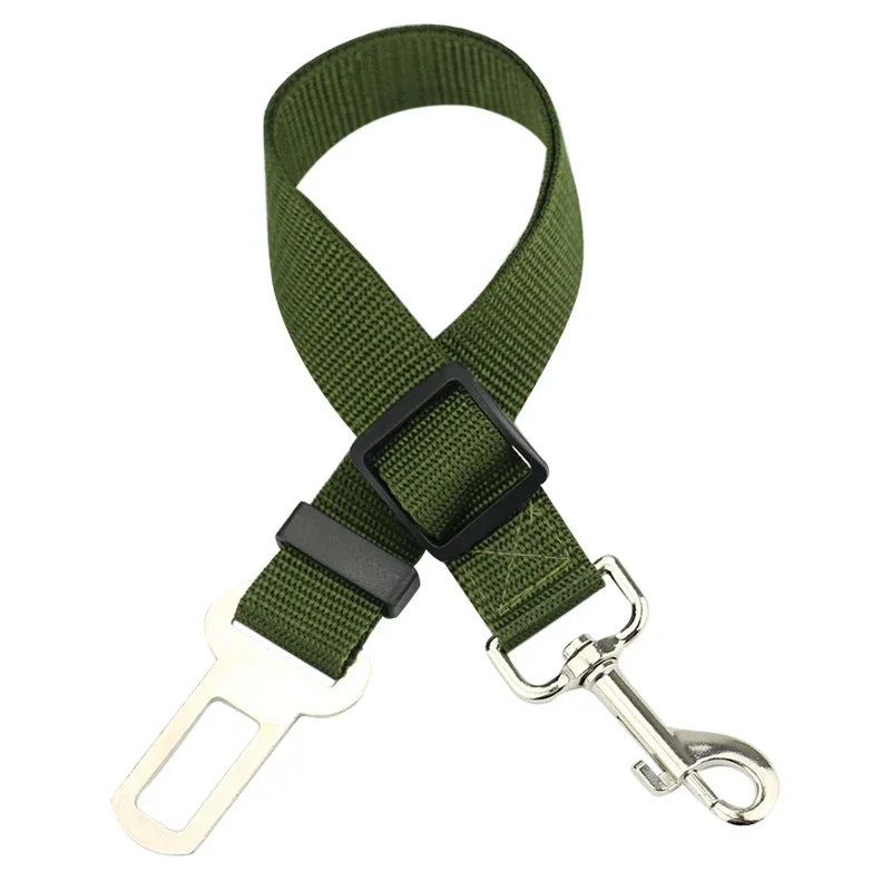 New Dog Car Seat Belt Safety Protector Travel Pets Accessories Dog Leash Collar Breakaway Solid Car Harness Pet Car Seat Belts