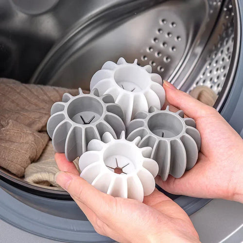 5/10pcsLaundry Ball Reusable Silicone Clothes Hair Cleaning Tools Pet Hair Remover Washing Machine Cat Hair Catcher Laundry Ball