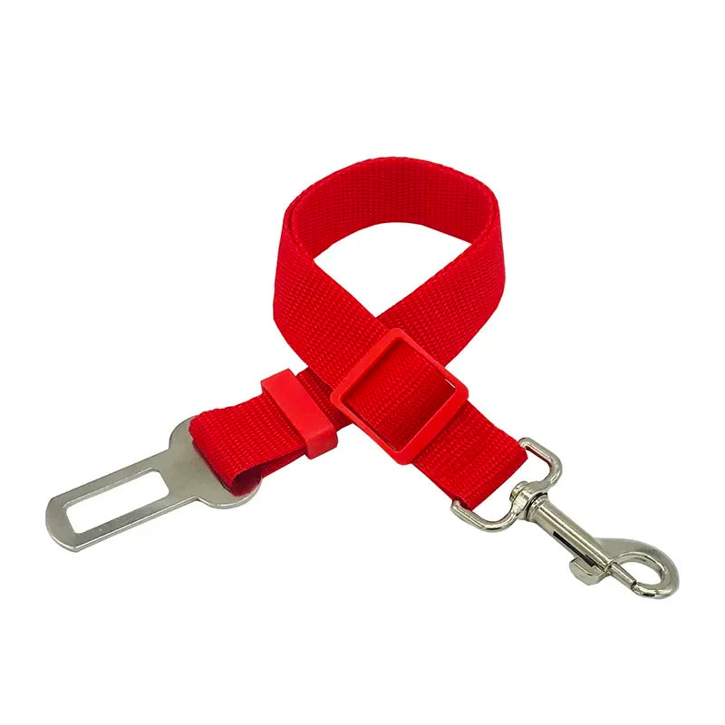 New Dog Car Seat Belt Safety Protector Travel Pets Accessories Dog Leash Collar Breakaway Solid Car Harness Pet Car Seat Belts