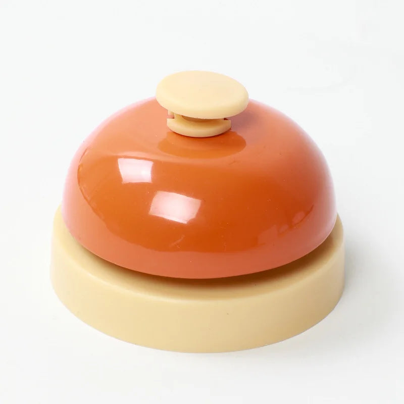 Table Order Bell Multi Color Handbell for Restaurant Kitchen Bar Waitstaff Call Pet Training Classroom School Party Games