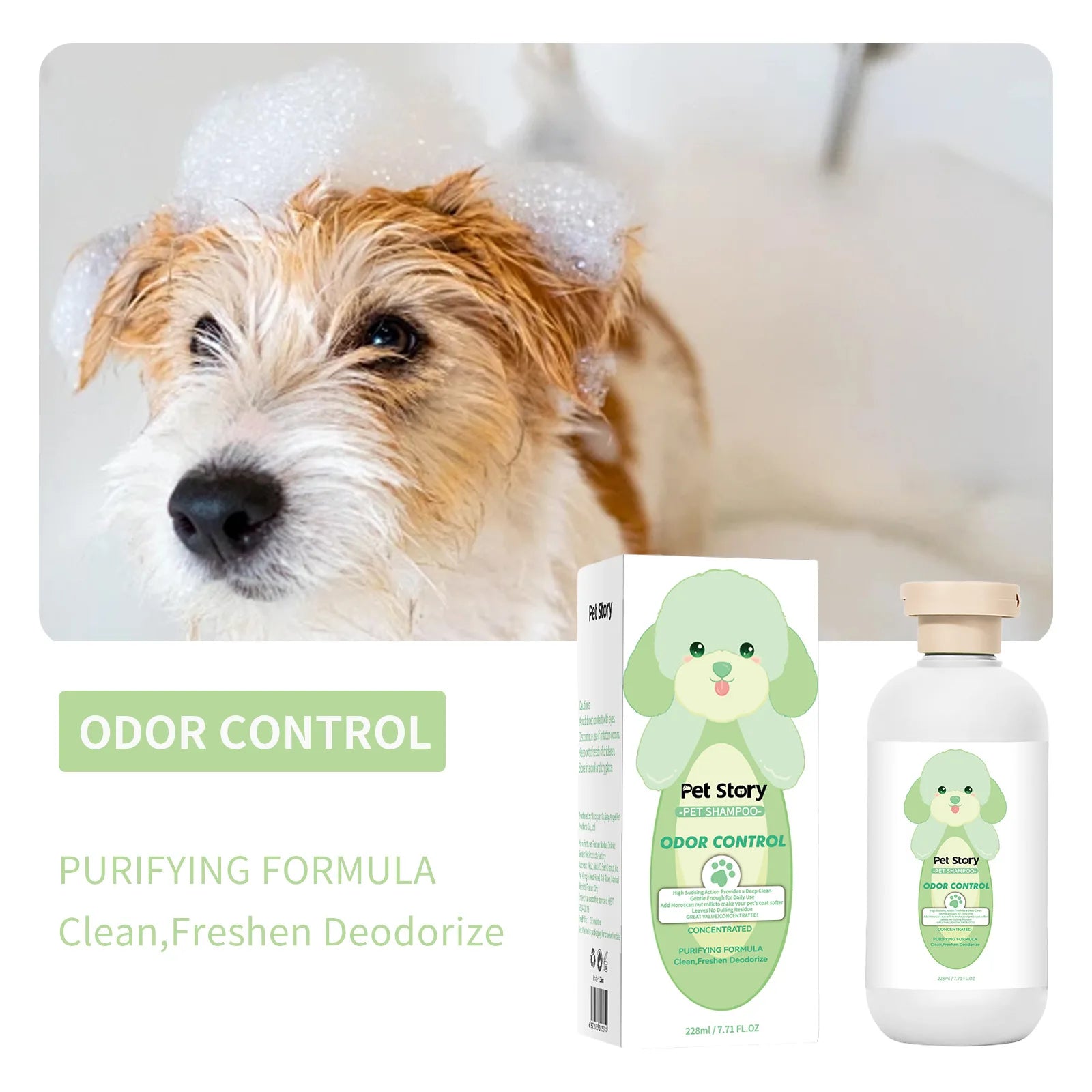 Dog Bathing Brush Pet Massage Brush Shampoo Dispenser Soft Silicone Brush Rubber Bristle for Dogs and Cats Shower Grooming Tool