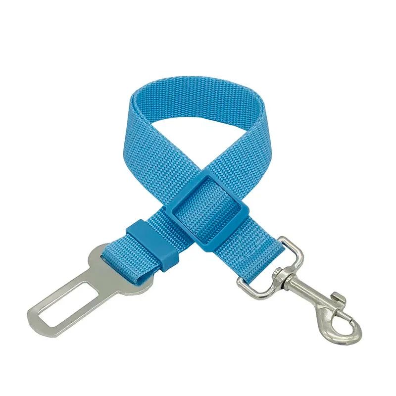 New Dog Car Seat Belt Safety Protector Travel Pets Accessories Dog Leash Collar Breakaway Solid Car Harness Pet Car Seat Belts