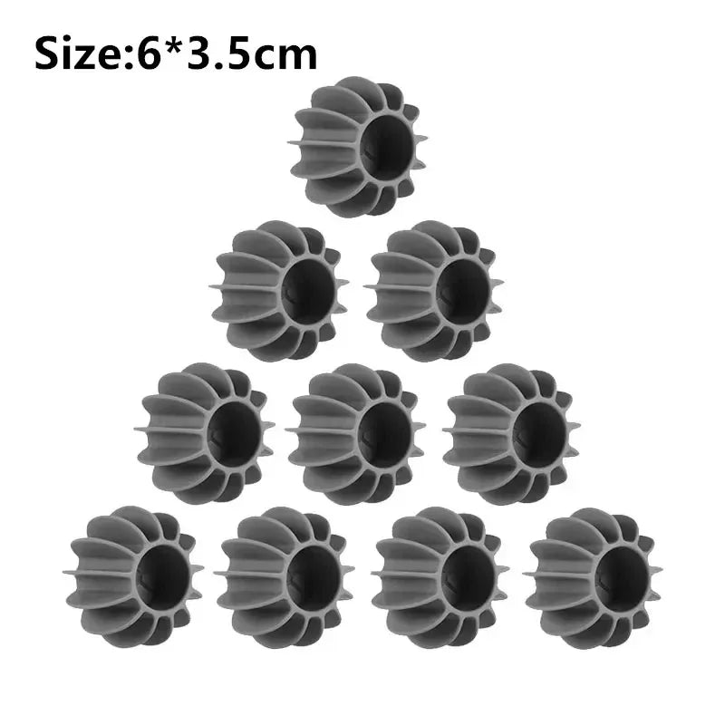 5/10pcsLaundry Ball Reusable Silicone Clothes Hair Cleaning Tools Pet Hair Remover Washing Machine Cat Hair Catcher Laundry Ball