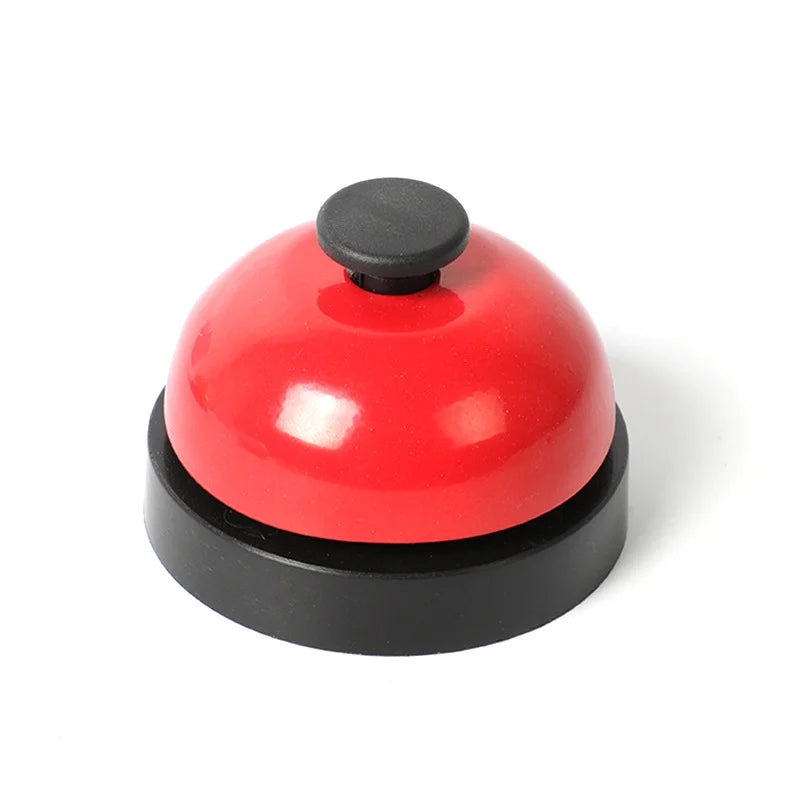 Table Order Bell Multi Color Handbell for Restaurant Kitchen Bar Waitstaff Call Pet Training Classroom School Party Games
