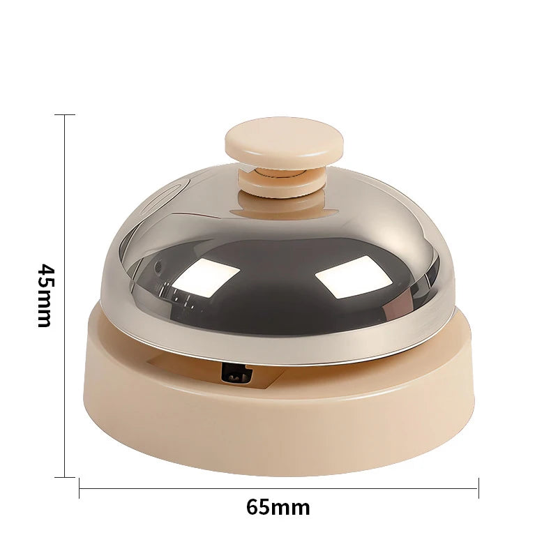 Table Order Bell Multi Color Handbell for Restaurant Kitchen Bar Waitstaff Call Pet Training Classroom School Party Games