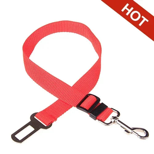 New Dog Car Seat Belt Safety Protector Travel Pets Accessories Dog Leash Collar Breakaway Solid Car Harness Pet Car Seat Belts