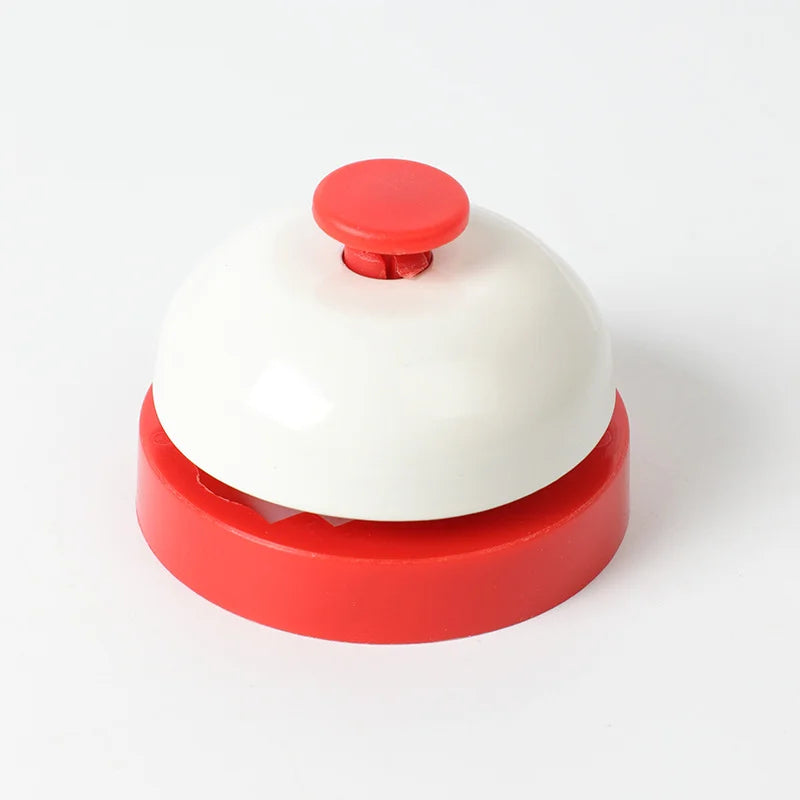 Table Order Bell Multi Color Handbell for Restaurant Kitchen Bar Waitstaff Call Pet Training Classroom School Party Games