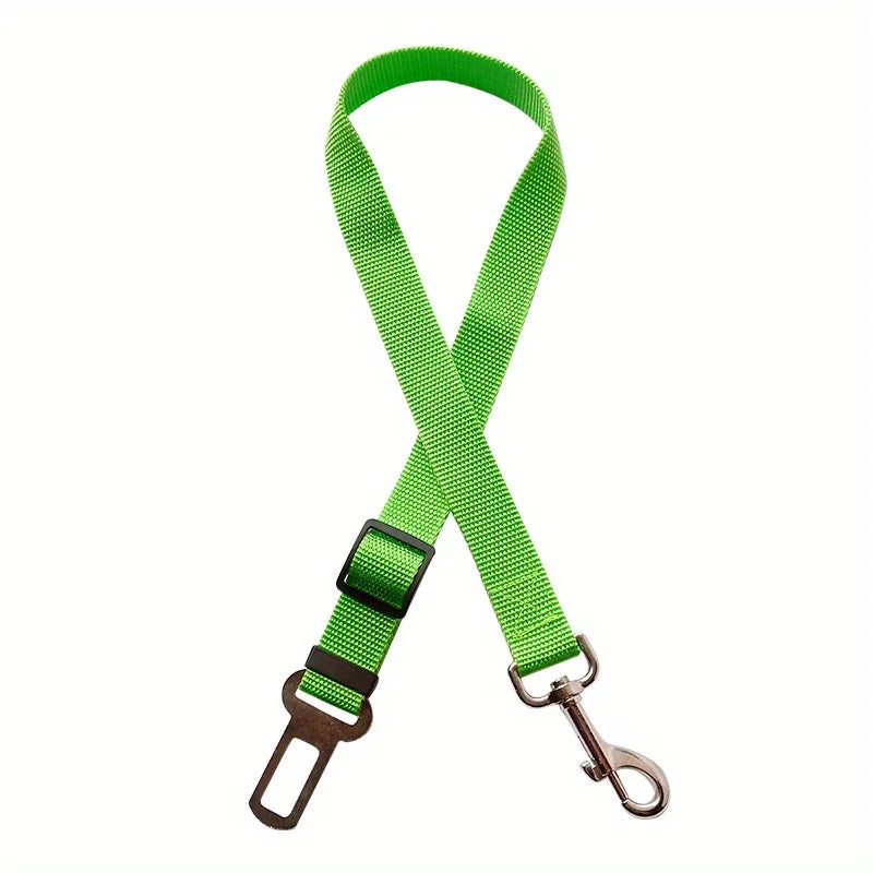 New Dog Car Seat Belt Safety Protector Travel Pets Accessories Dog Leash Collar Breakaway Solid Car Harness Pet Car Seat Belts