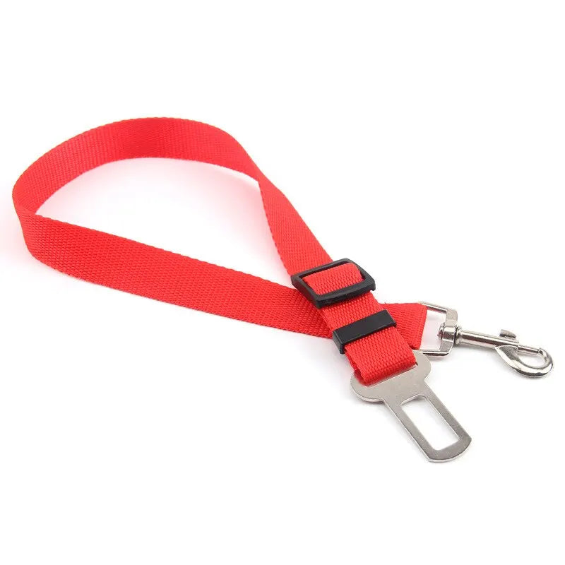 New Dog Car Seat Belt Safety Protector Travel Pets Accessories Dog Leash Collar Breakaway Solid Car Harness Pet Car Seat Belts