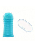 Dog Super Soft  pet Finger Toothbrush Teeth Cleaning Breath Care Nontoxic Silicone Tooth Brush Cat dog toothbrush pet products