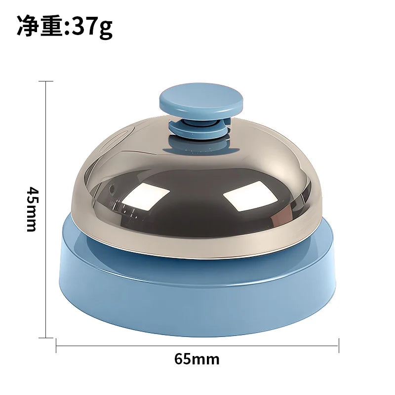 Table Order Bell Multi Color Handbell for Restaurant Kitchen Bar Waitstaff Call Pet Training Classroom School Party Games