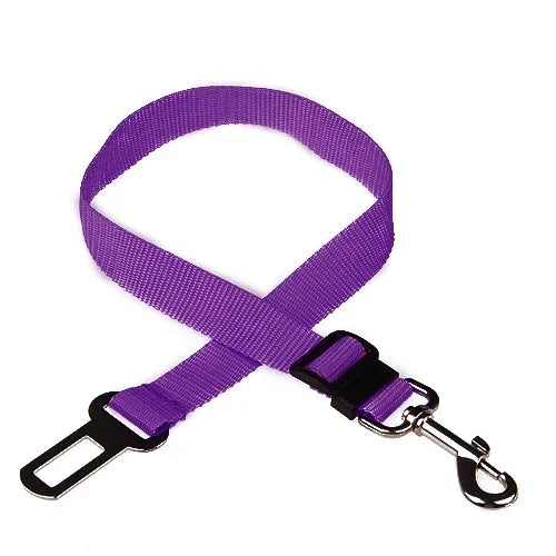 New Dog Car Seat Belt Safety Protector Travel Pets Accessories Dog Leash Collar Breakaway Solid Car Harness Pet Car Seat Belts