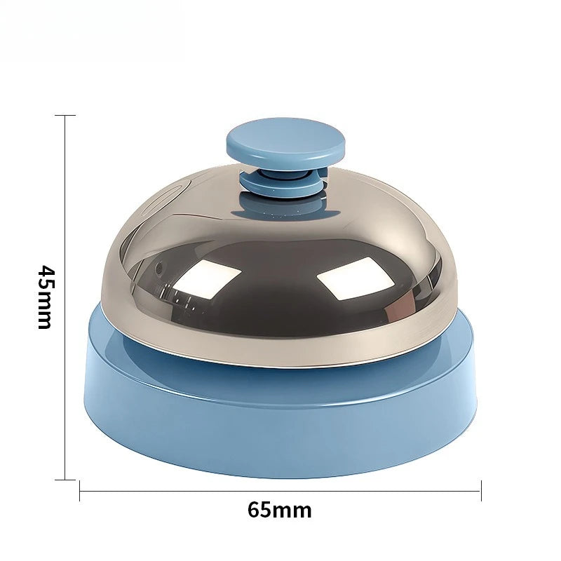 Table Order Bell Multi Color Handbell for Restaurant Kitchen Bar Waitstaff Call Pet Training Classroom School Party Games