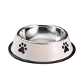 Stainless Steel Pet Bowl Cat  Dog Food Bowl Multi-Specification Anti-fall Food Bowl Food Bowl Feeding Pet Supplies 16 To 22 Cm