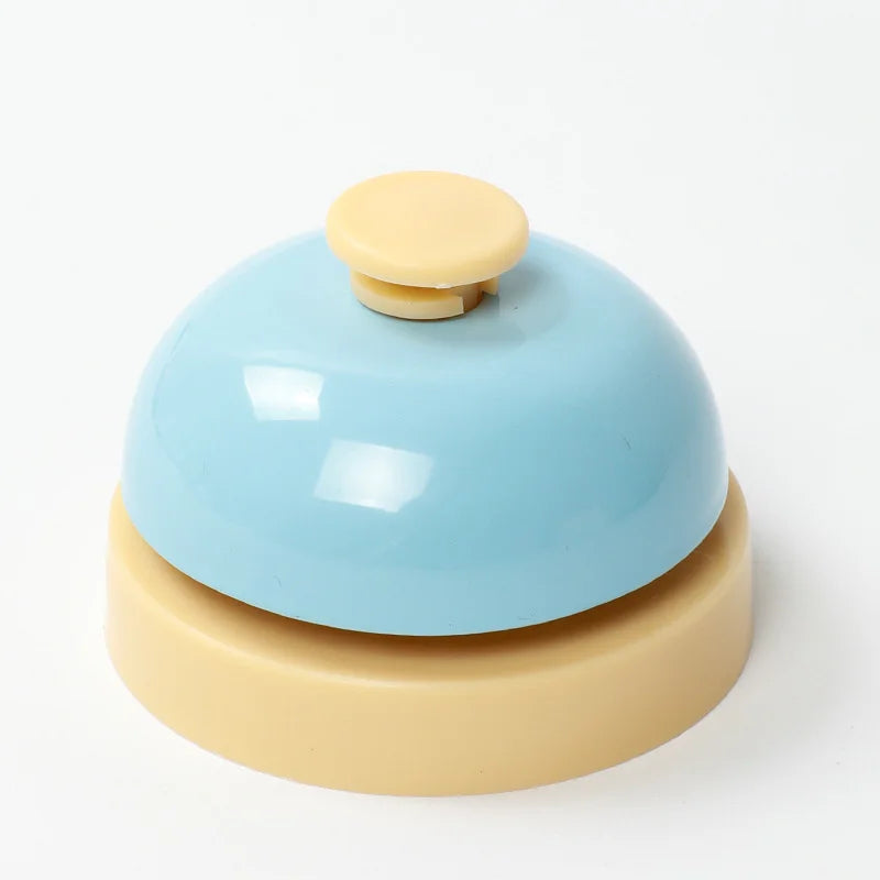 Table Order Bell Multi Color Handbell for Restaurant Kitchen Bar Waitstaff Call Pet Training Classroom School Party Games